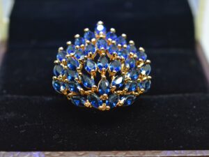 Golden Sapphire Ring