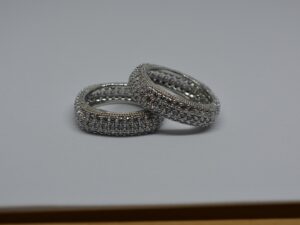 Silver Studded Ring